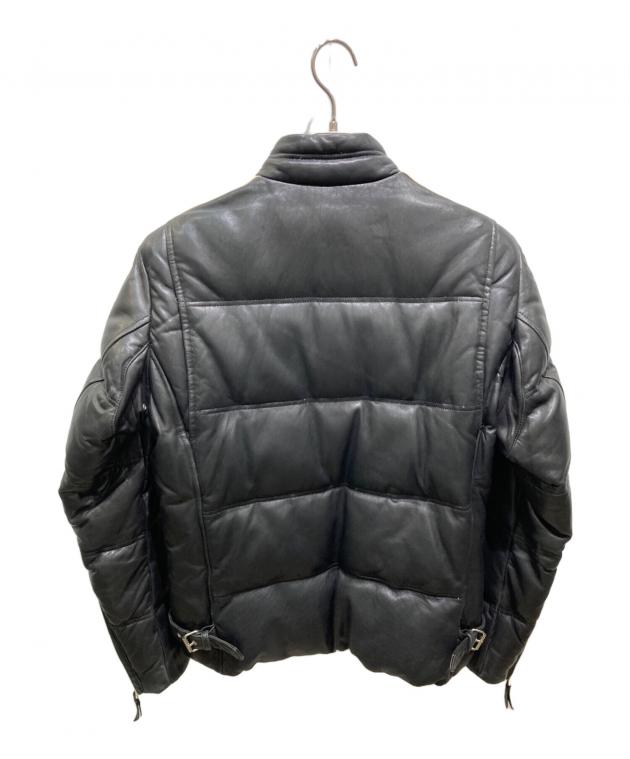 中古・古着通販】Schott (ショット) MOTORCYCLE LEATHER DOWN JACKET