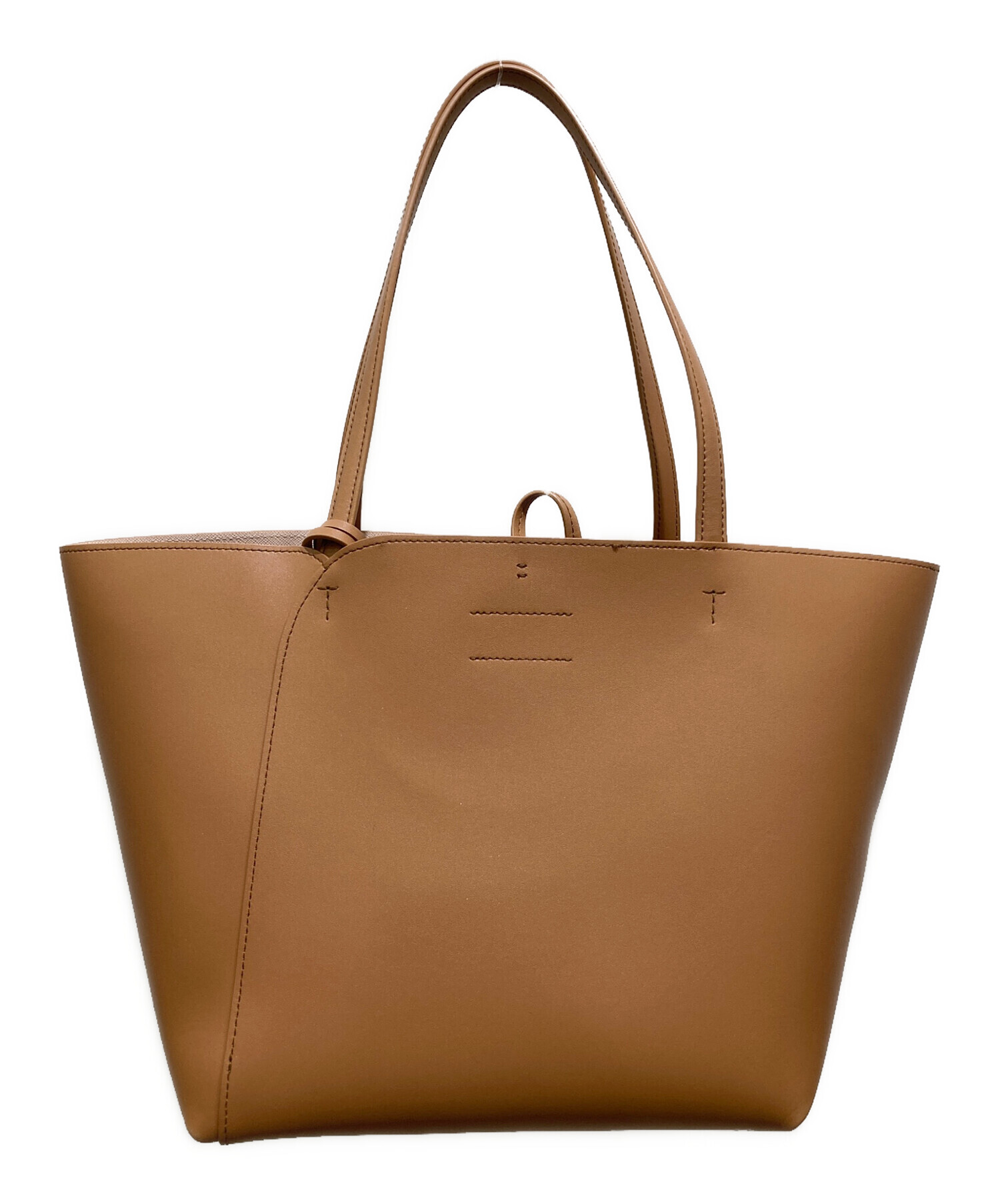 FURLA ブラウンレザー トートバッグ 中古・古着通販】FURLA (フルラ) トートバッグ ブラウン｜ブランド