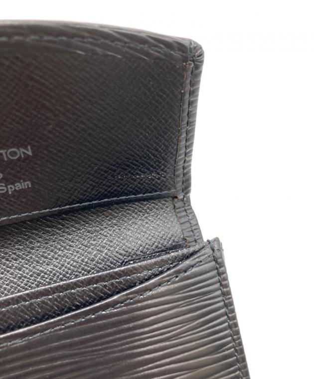ブラックレザーケース エピライン 中古・古着通販】LOUIS VUITTON (ルイ ヴィトン) エピ コインケース