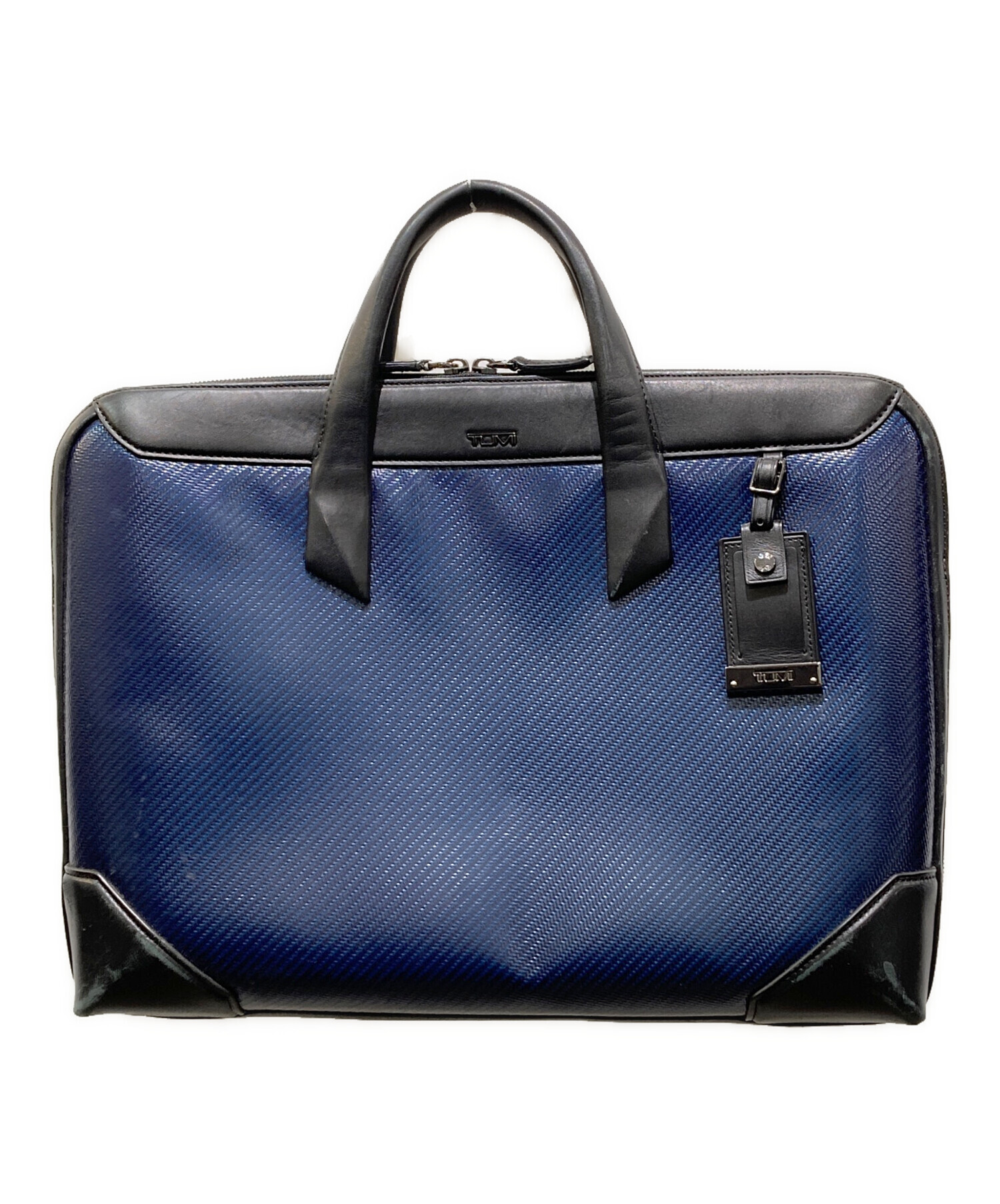 未使用品TUMI 26101ブリーフケース 中古・古着通販】TUMI (トゥミ) ブリーフケース ネイビー｜ブランド