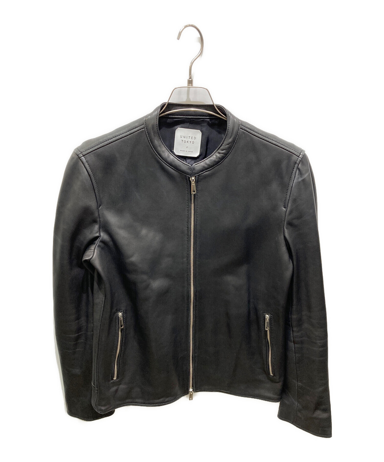 UNITED TOKYO シングルライダース ラムレザー　4 未使用品 中古・古着通販】UNITED TOKYO (ユナイテッドトーキョー) ラムレザー