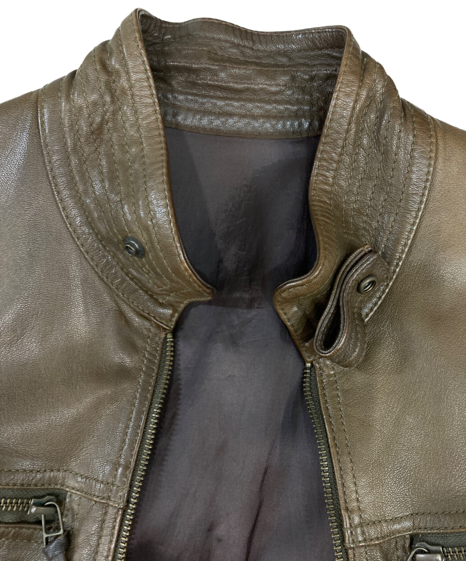 中古・古着通販】TETE HOMME (テット オム) ゴートレザージャケット