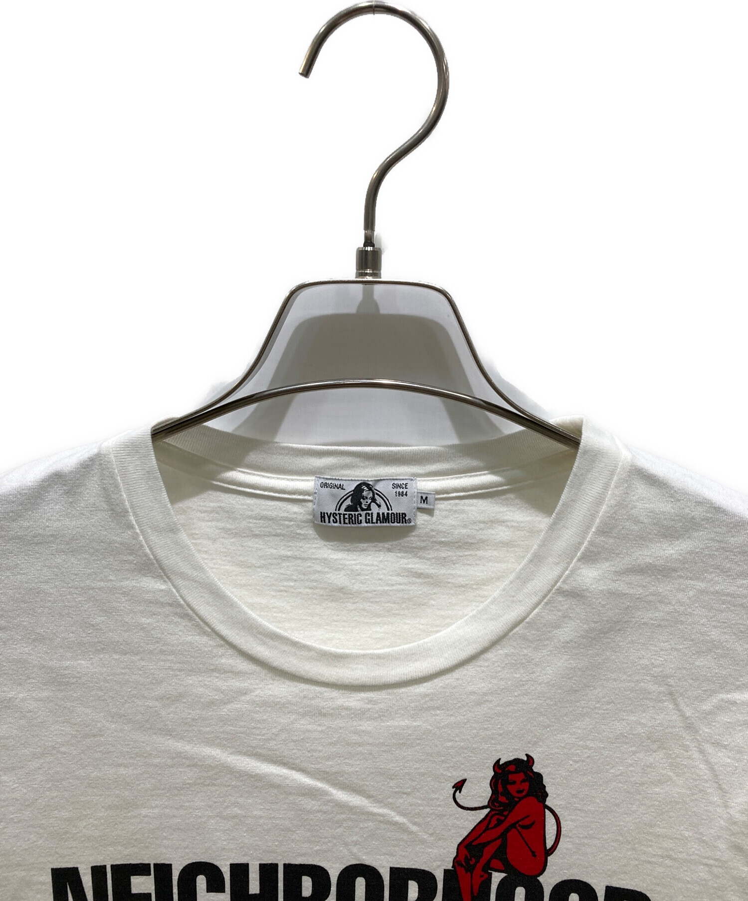 HYSTERIC GLAMOUR - M  HYSTERIC GLAMOUR EVIL WOMAN Whiteキムタク 中古・古着通販】Hysteric Glamour (ヒステリックグラマー