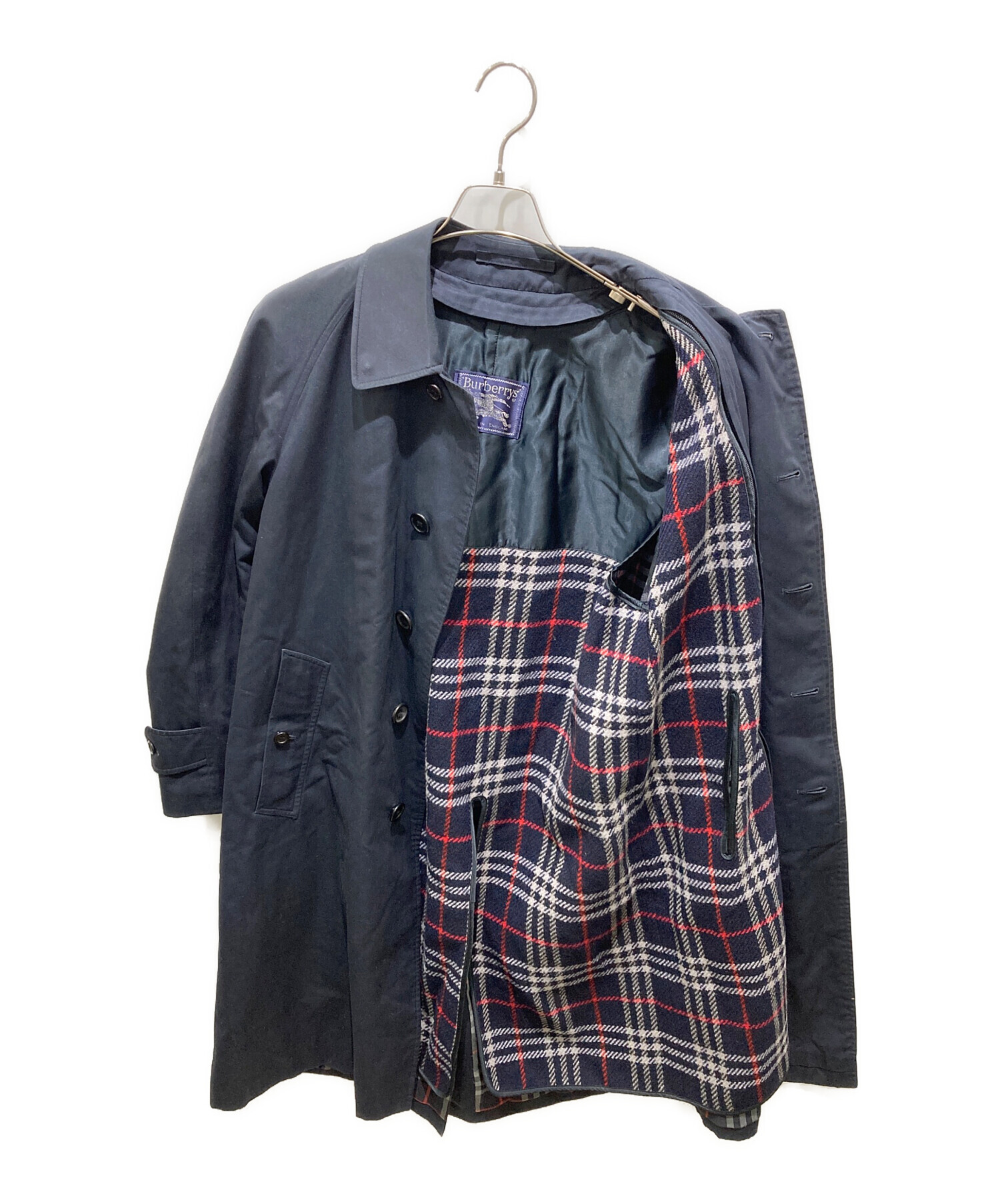 中古・古着通販】Burberry's (バーバリー) ライナー付き比翼コート
