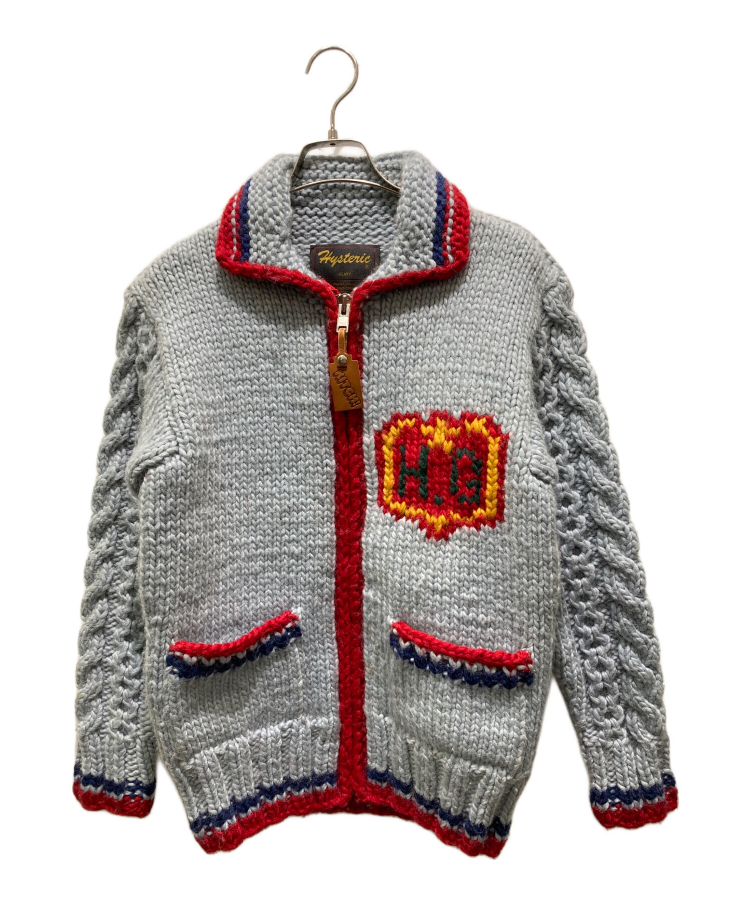 ヒステリックグラマー ニットカーディガンLサイズ 中古・古着通販】Hysteric Glamour (ヒステリックグラマー) カウチン