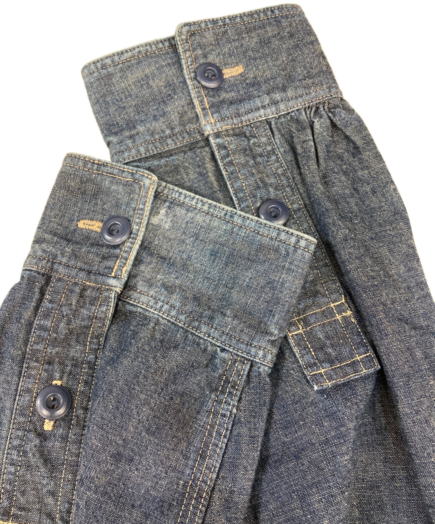 RRL 未使用 シャンブレーシャツ S ダブルアールエル 中古・古着通販】RRL (ダブルアールエル) ガチャポケシャンブレー