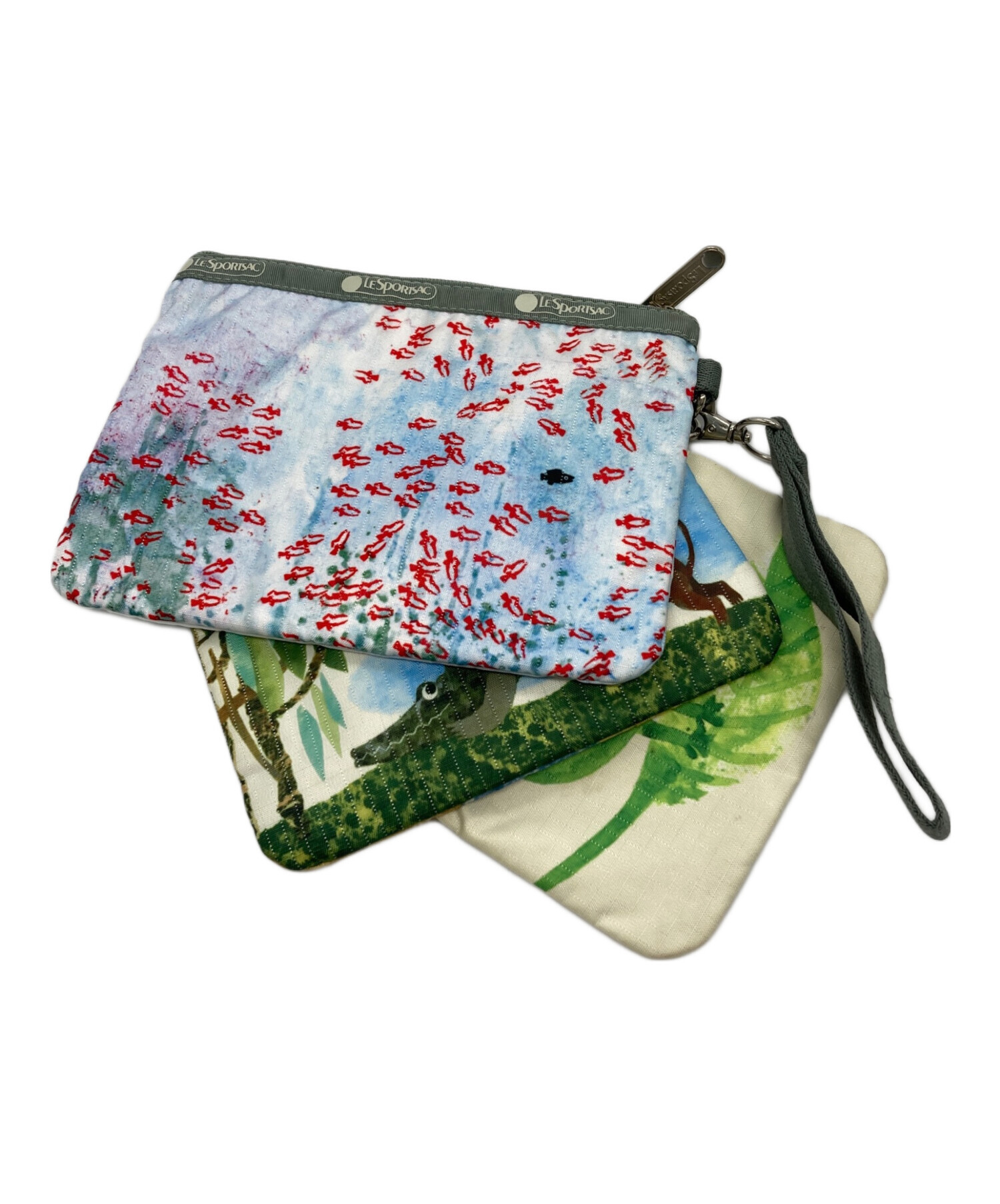 中古・古着通販】LeSportsac (レスポートサック) 3連ポーチ マルチ