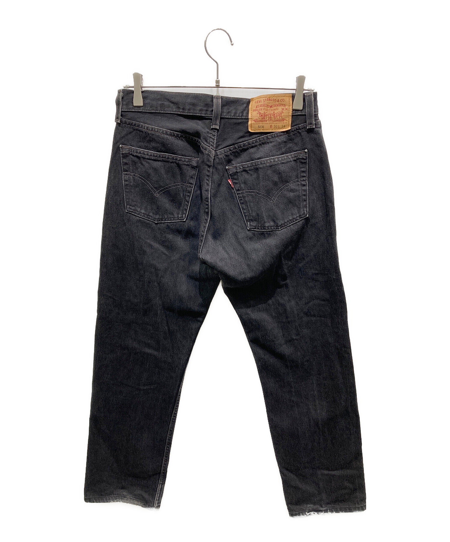 中古・古着通販】LEVI'S (リーバイス) 501ブラックデニムパンツ