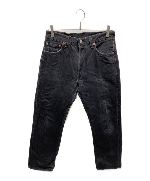 Levis リーバイス501 ブラックデニムパンツ W33 ブラックジーンズ 古着 メンズ Gパン Levi's（リーバイス） W33/古着 ジーンズ Levis 501 メンズ コットン