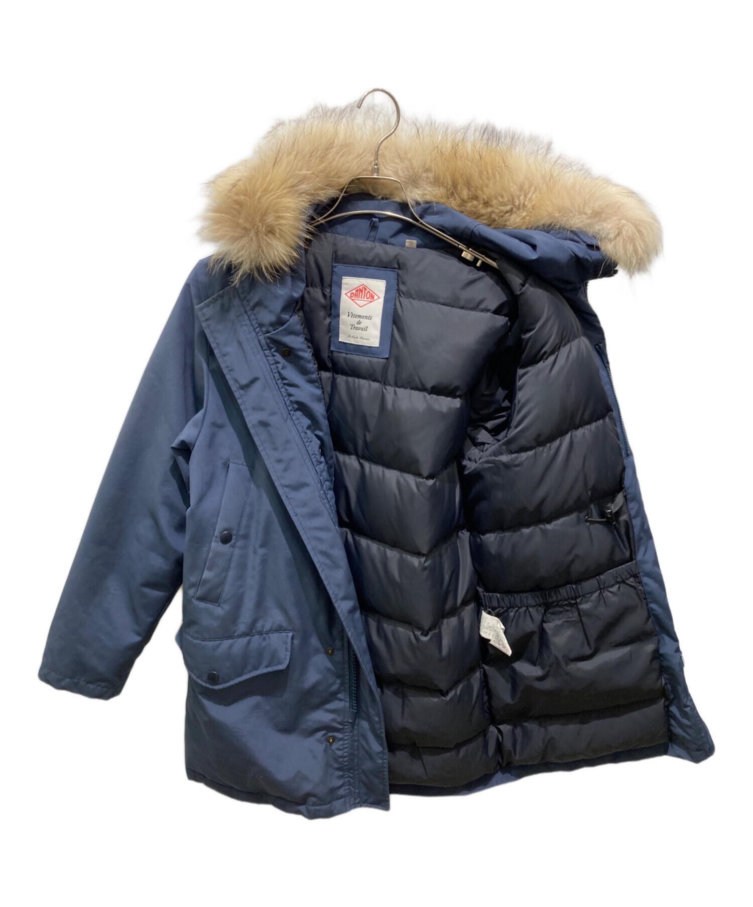 中古・古着通販】DANTON (ダントン) ロングダウン ネイビー サイズ:38