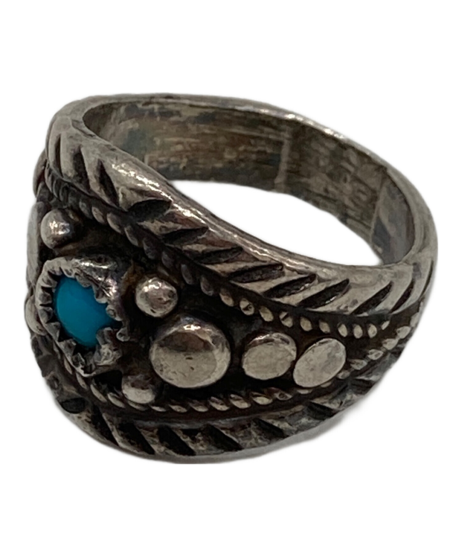 ナバホ NAVAJO Julius Burbank ターコイズシルバーリング ナバホ NAVAJO Julius Burbank ターコイズシルバーリング ナバホ