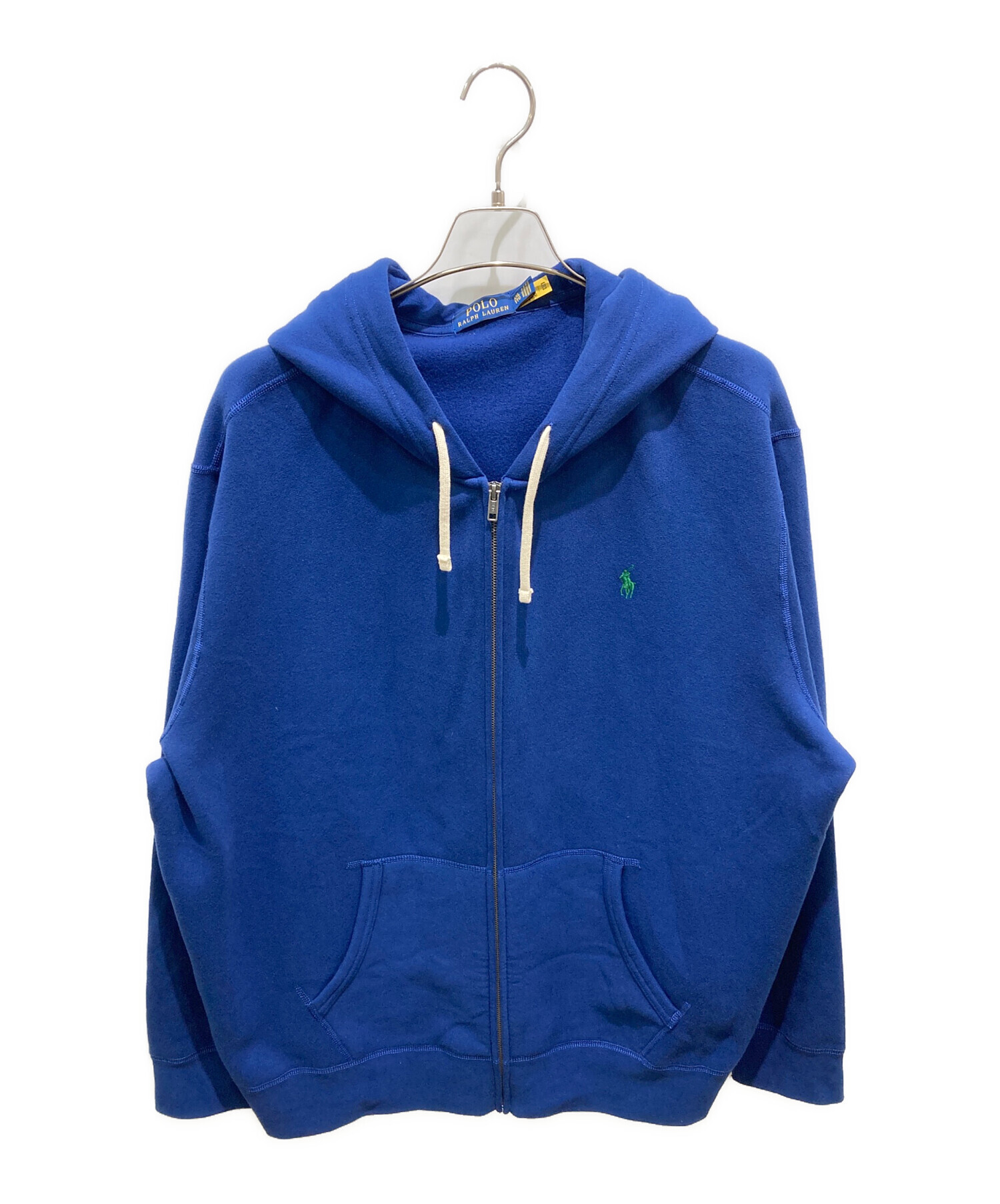 ずーもにあ Ralph Lauren ジップパーカー青 楽天市場】ポロ ラルフローレン メンズ ジップアップ スウェット