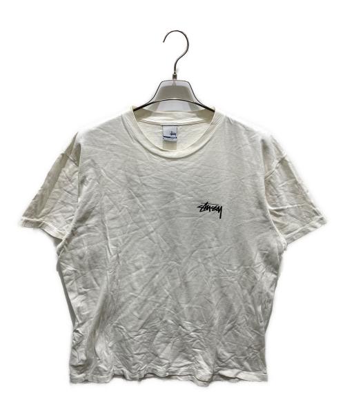 中古・古着通販】stussy (ステューシー) プリントTシャツ ホワイト