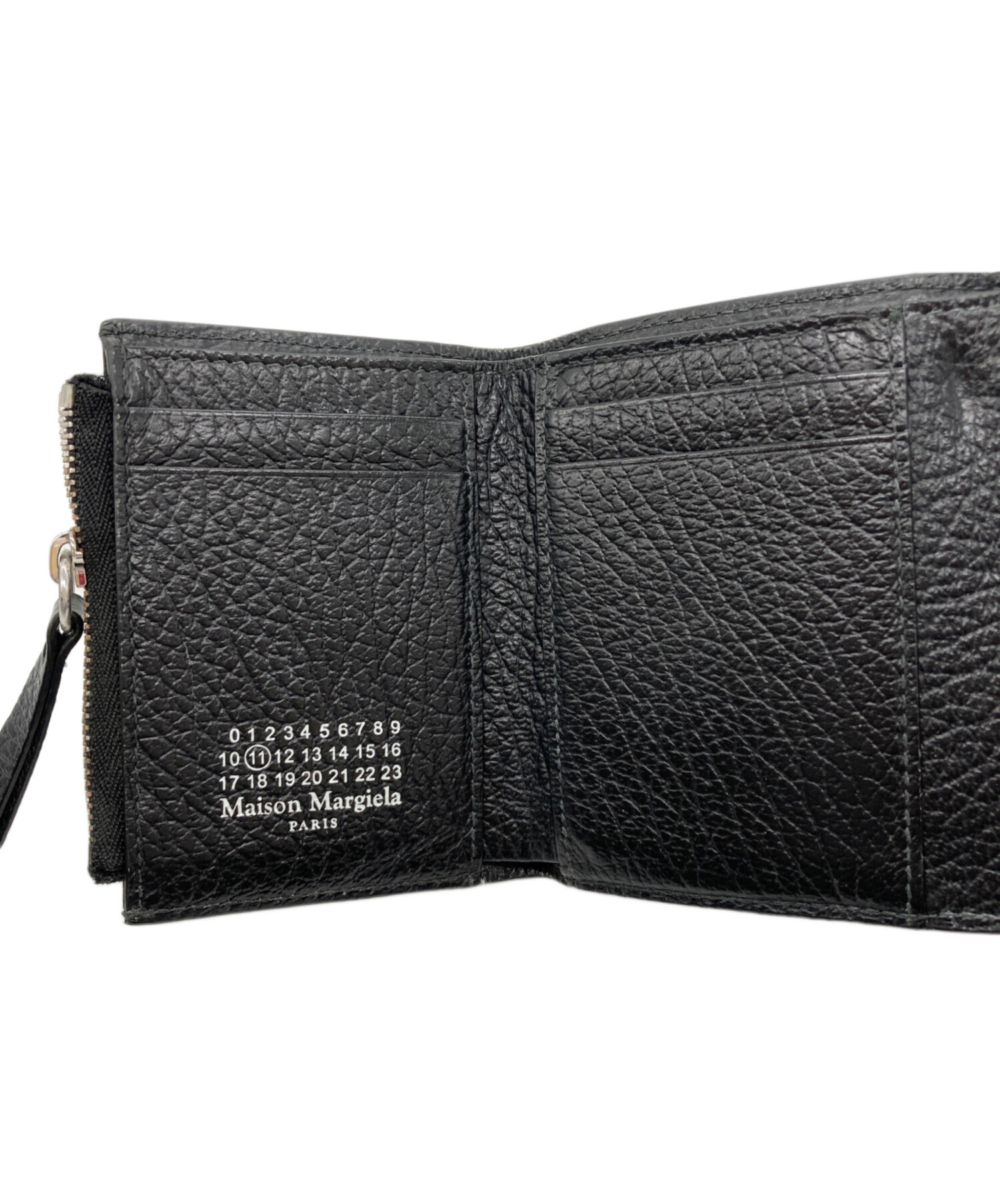 【新品未使用】メゾンマルジェラ スリーフォールドウォレット 財布 グレインレザー 中古・古着通販】Maison Margiela (メゾンマルジェラ) グレインレザー