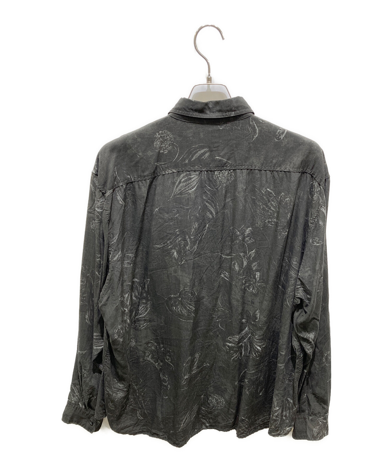 中古・古着通販】RYU (リュウ) Kazakh long-sleeve shirt ブラック