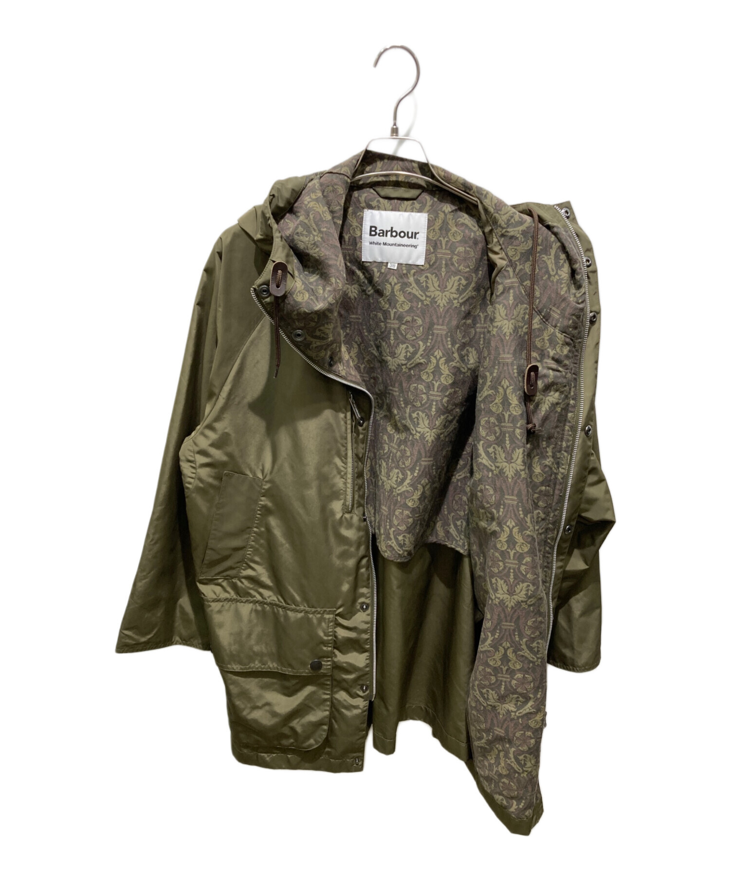 【レア】ホワイトマウンテニアリング×バブアー HIKING JACKET カーキ 中古・古着通販】Barbour (バブアー) WHITE MOUNTAINEERING (ホワイト