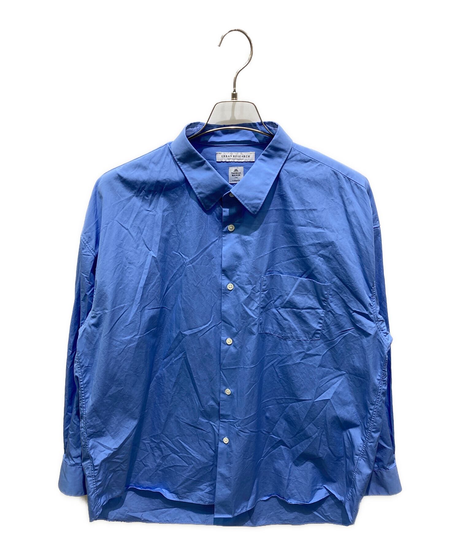 mother マザー カジュアルシャツ M 青 【古着】【中古】【送料無料】 MOTHER(マザー)｜ALL MY EXES 刺しゅうデニムシャツ (RVR)/ブルー の