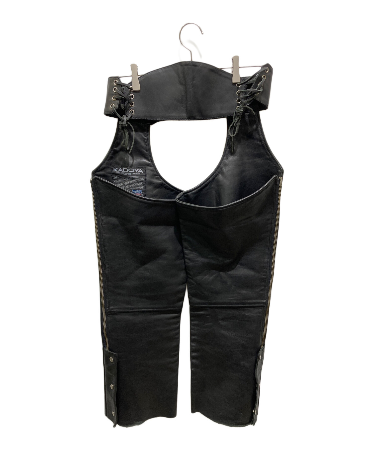 KADOYA レザー チャップス サイズ22 カドヤ（KADOYA） CHAPS [K'S LEATHER] チャップス サイズ：22インチ