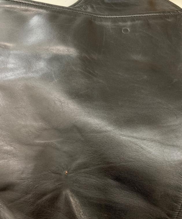 中古・古着通販】KADOYA (カドヤ) レザーチャップス ブラック サイズ