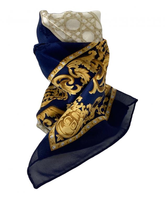 Christian Dior クリスチャン ディオール　シルク　スカーフ 中古・古着通販】Christian Dior (クリスチャン ディオール) シルク