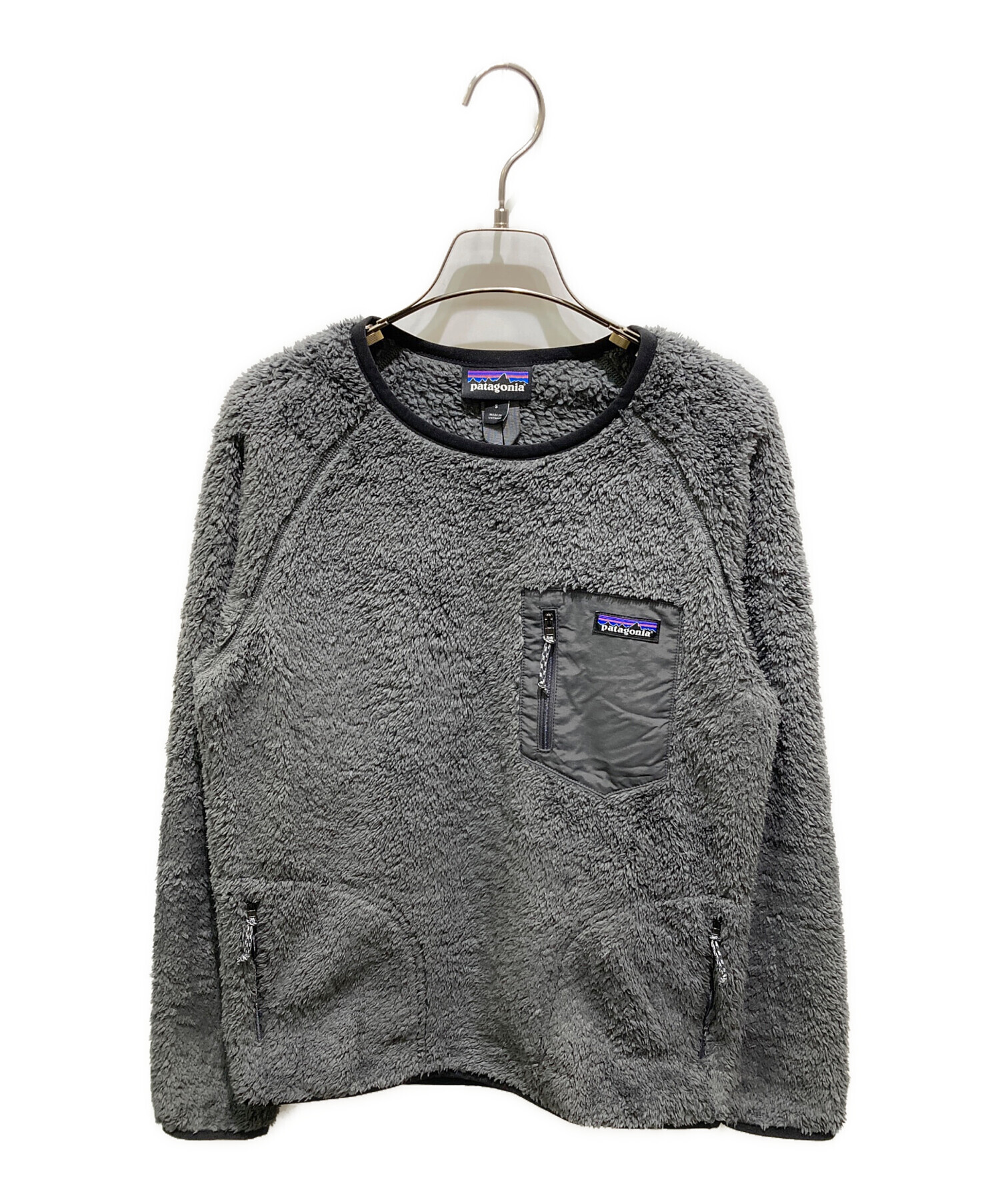 patagonia / トップス/S/ポリエステル/KHK/ロスガトス 中古・古着通販】Patagonia (パタゴニア) ロス・ガトス・クルー グレー