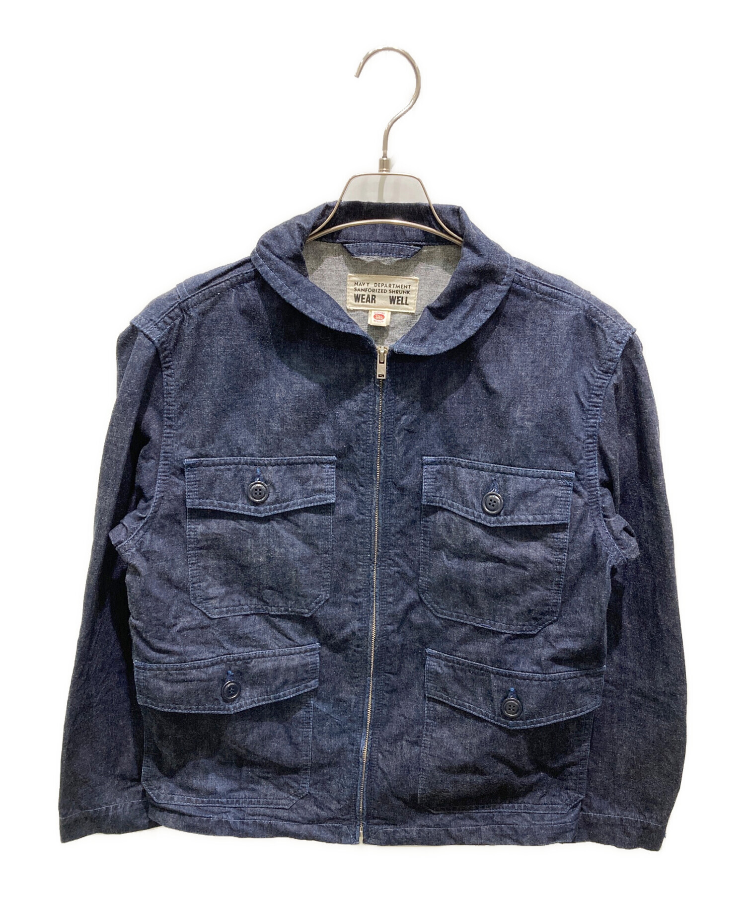 ues　サマーフライトジャケット　ウエス　サイズ2 中古・古着通販】Ues (ウエス) サマーフライトジャケット インディゴ