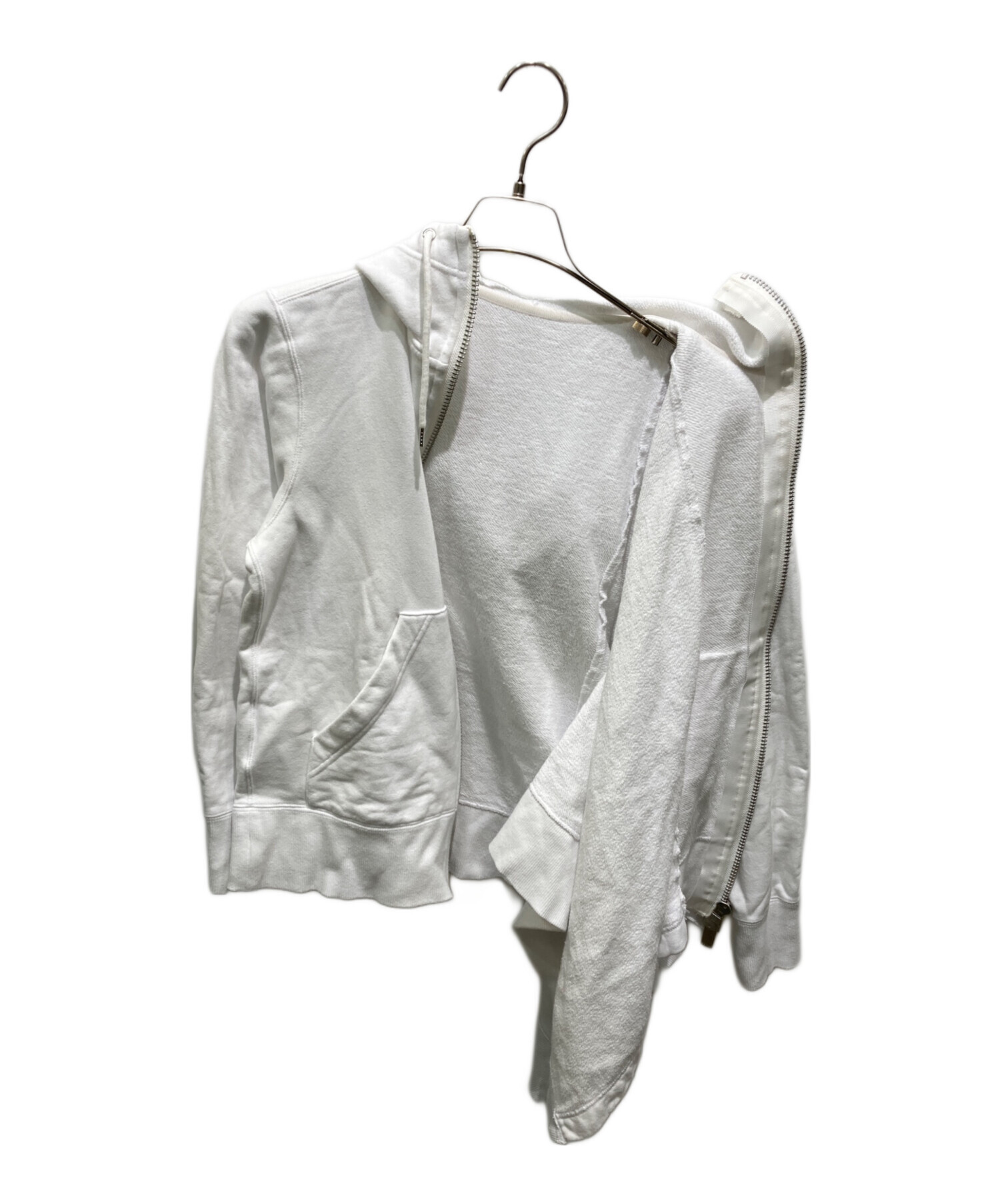 中古・古着通販】sacai (サカイ) アシンメトリー ジップアップパーカー 