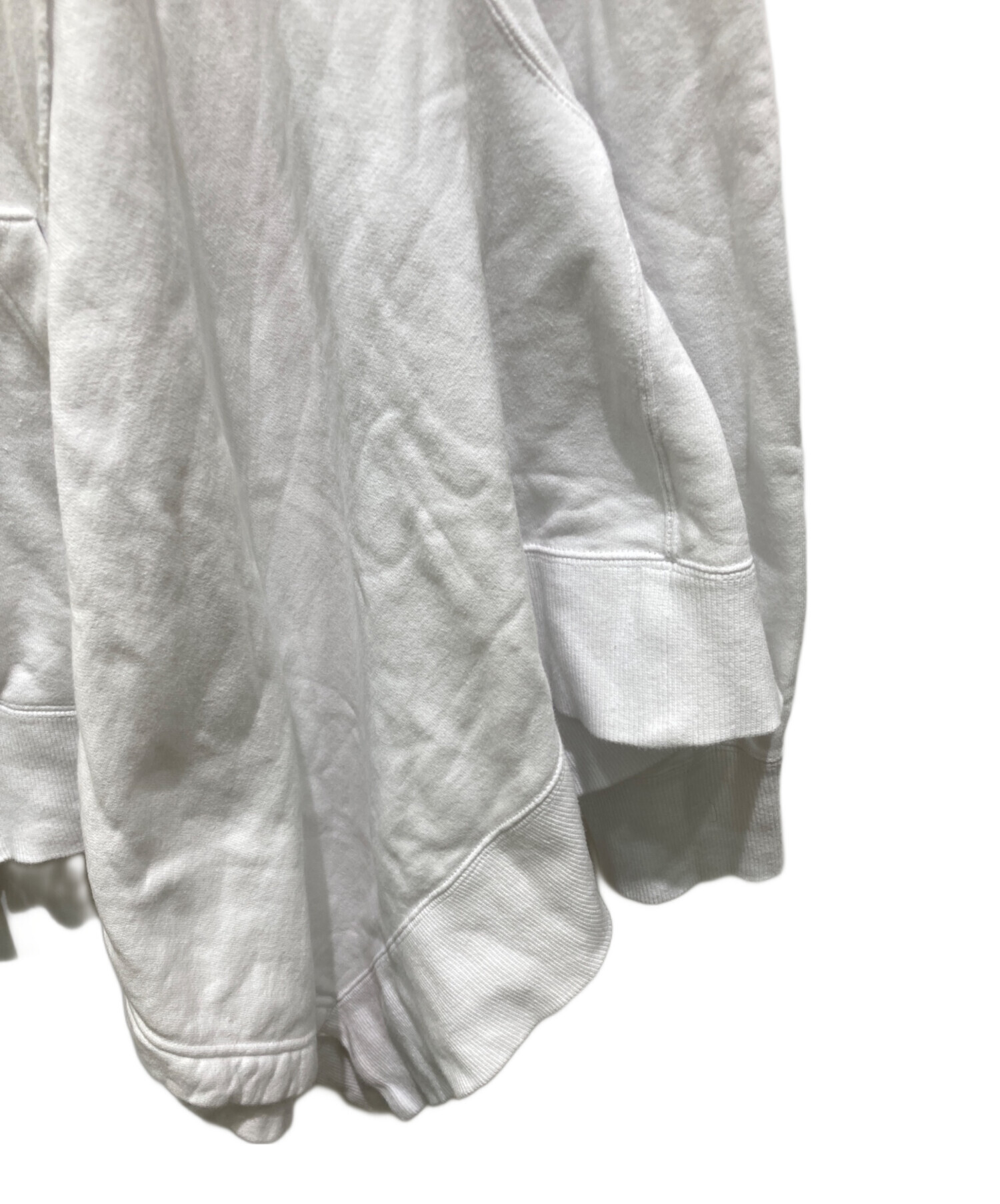 中古・古着通販】sacai (サカイ) アシンメトリー ジップアップパーカー 
