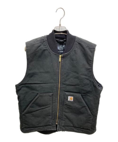 中古・古着通販】CarHartt (カーハート) ダックベスト ブラック サイズ