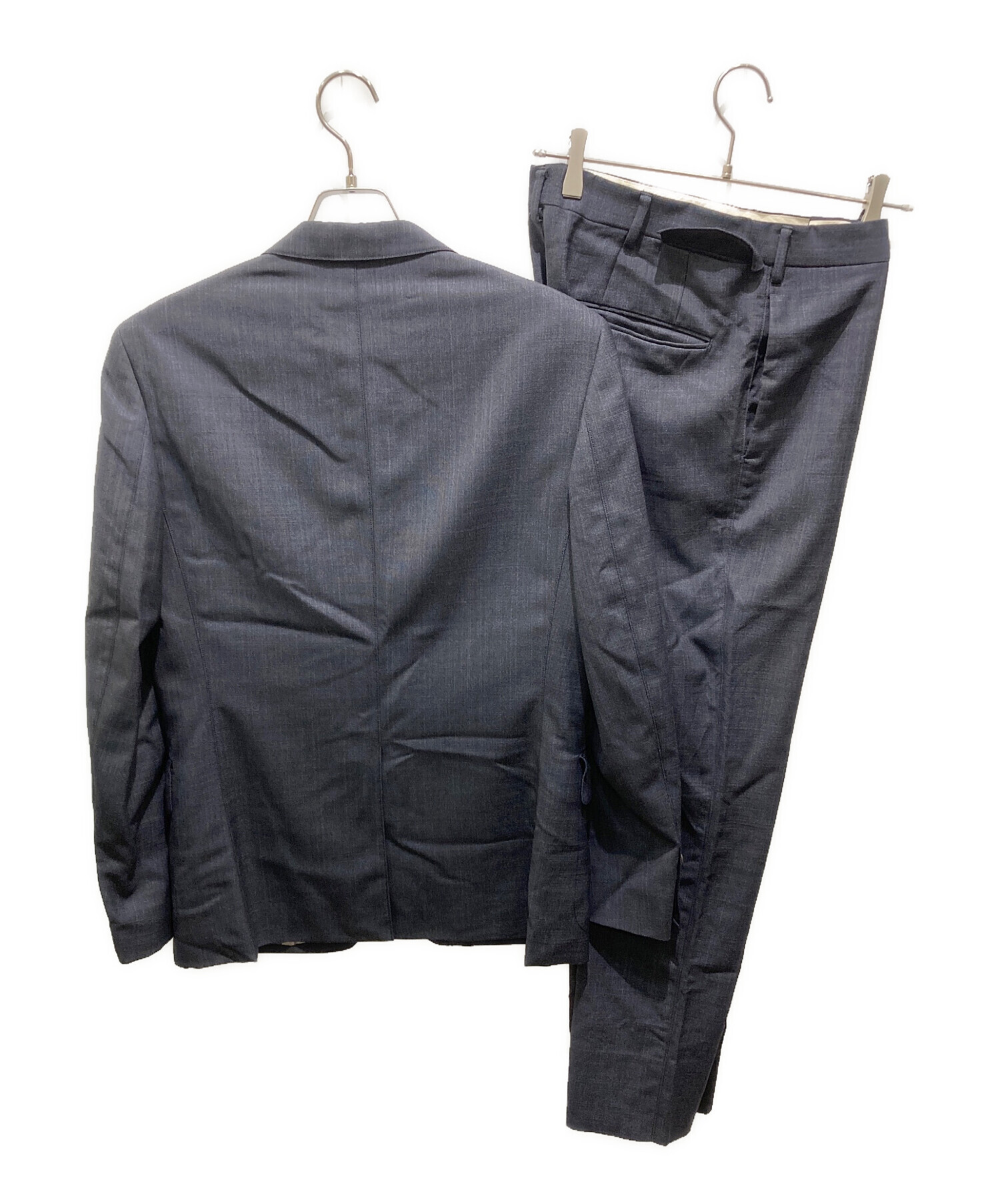 【極美品】ポールスミス スーツ セットアップ チェック ネイビー 紺 現行タグ 極美品】ポールスミス スーツ セットアップ チェック ネイビー 紺 現行タグ