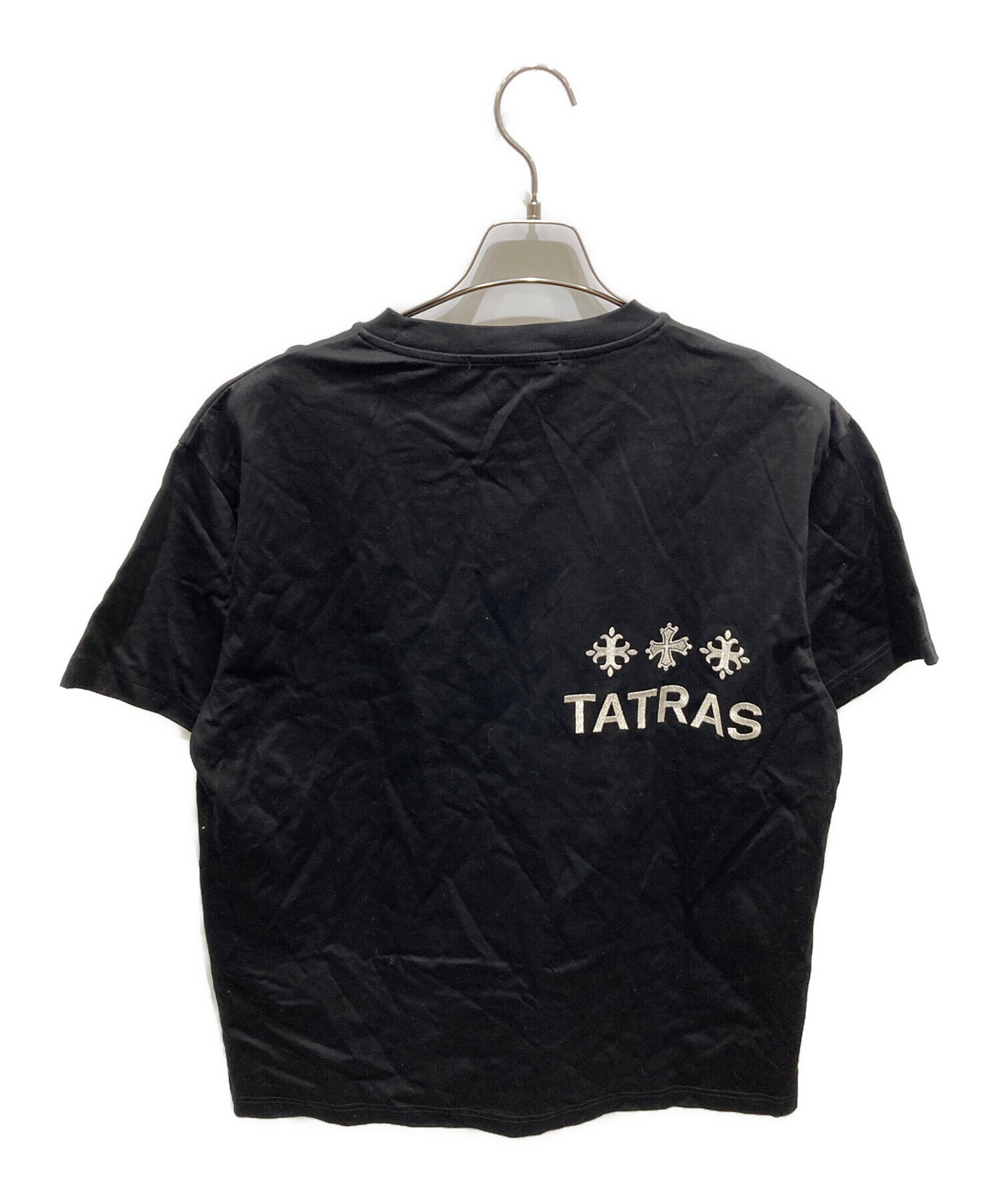 中古・古着通販】TATRAS (タトラス) NUNKI/ロゴ刺繍半袖Tシャツ 