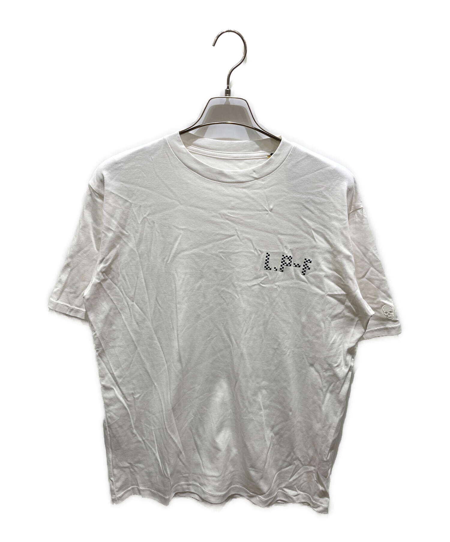【値下げ】lucien pellat-finet 刺繍ロゴＴシャツ Lucien Pellat-Finet（ルシアン・ペラフィネ） 半袖Tシャツ X-LARGE