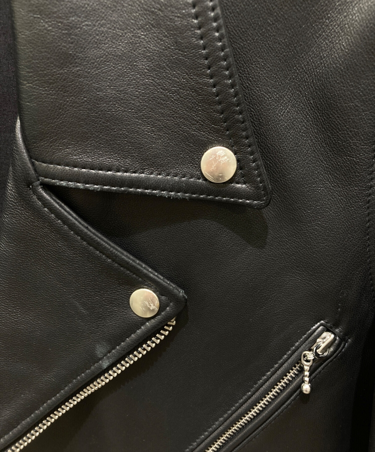 中古・古着通販】MAGINE (マージン) ダブルライダースジャケット