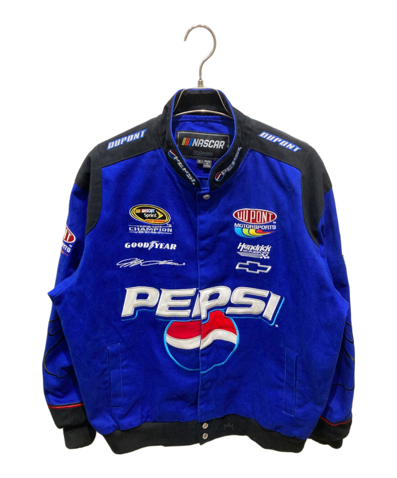 中古・古着通販】NASCAR (ナスカー) レーシングジャケット ブルー 
