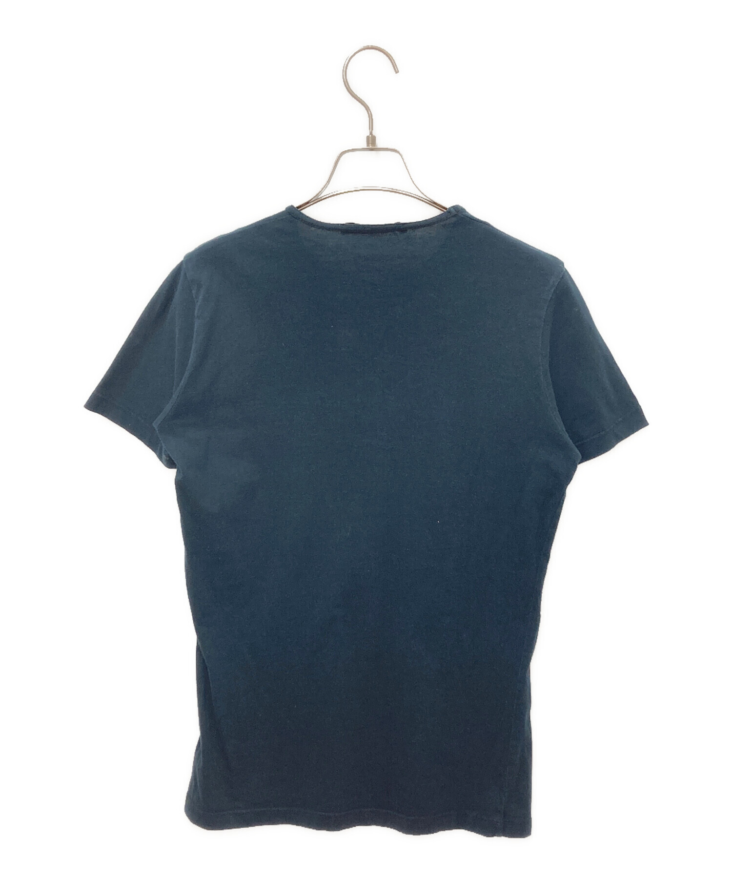中古・古着通販】BALENCIAGA (バレンシアガ) プリントTシャツ ネイビー