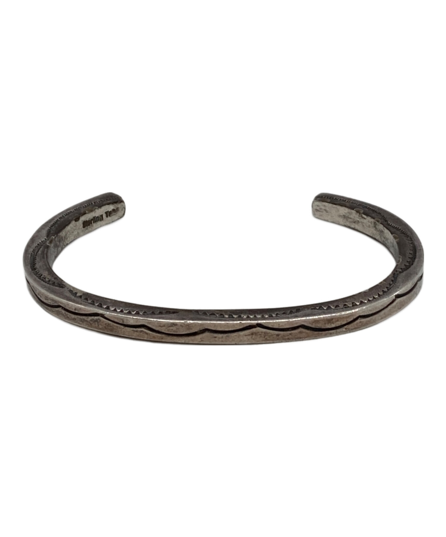 Sterling Tahe刻印　スターリングタホスターリングシルバー バングル 中古・古着通販】sterling Tahe (スターリングタホ) インディアン