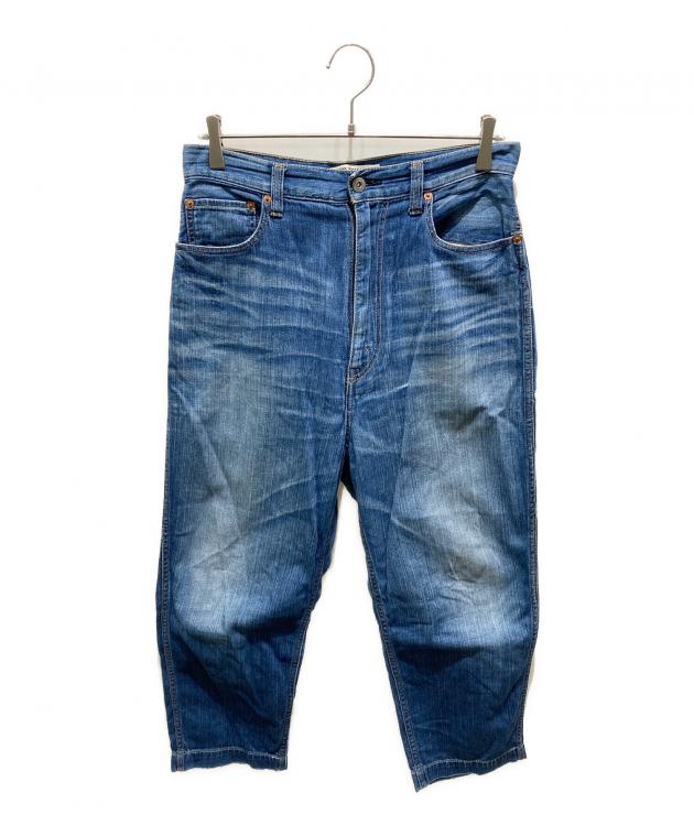JUNYA WATANABE サルエルパンツ ダークブルー Junya Watanabe MAN クロップド サルエルジーンズ | ブルー | FARFETCH JP