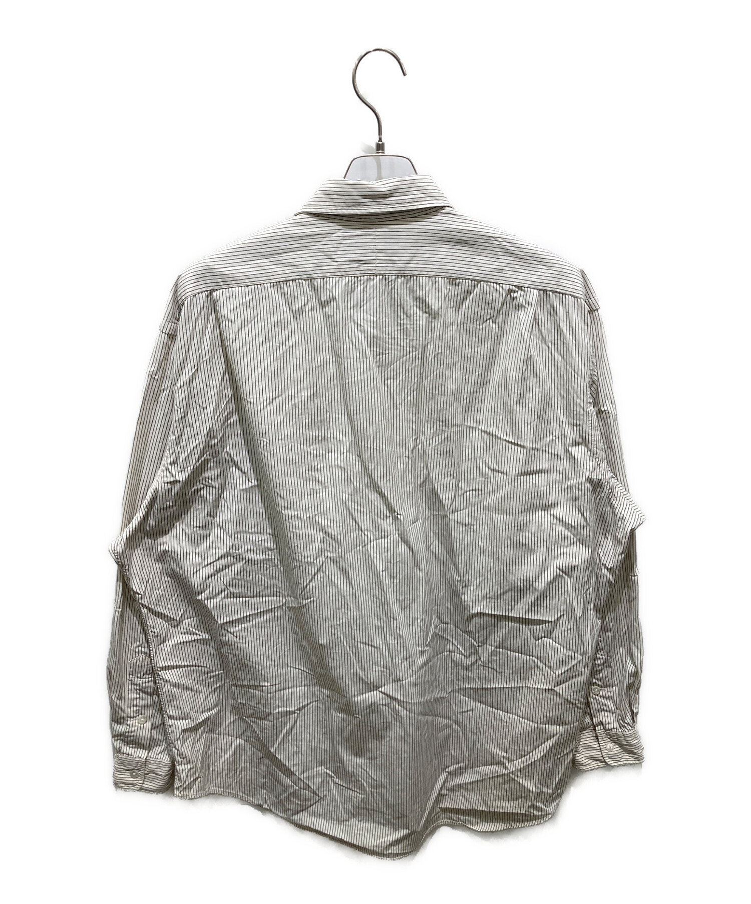 中古・古着通販】RRL (ダブルアールエル) ストライプシャツ ホワイト