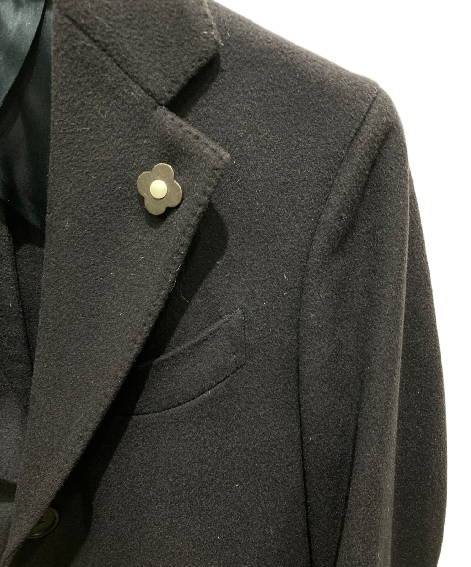 ジャケット・アウター LARDINI Chesterfield coat 中古・古着通販】LARDINI (ラルディーニ) メルトンチェスターコート