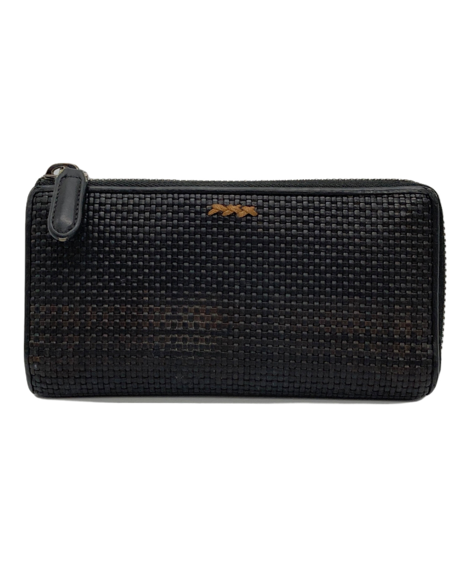 未使用◆zegnaエルメネジルドゼニア　長財布　L字ジップ　黒 中古・古着通販】ERMENEGILDO ZEGNA (エルメネジルド・ゼニア) 長財布