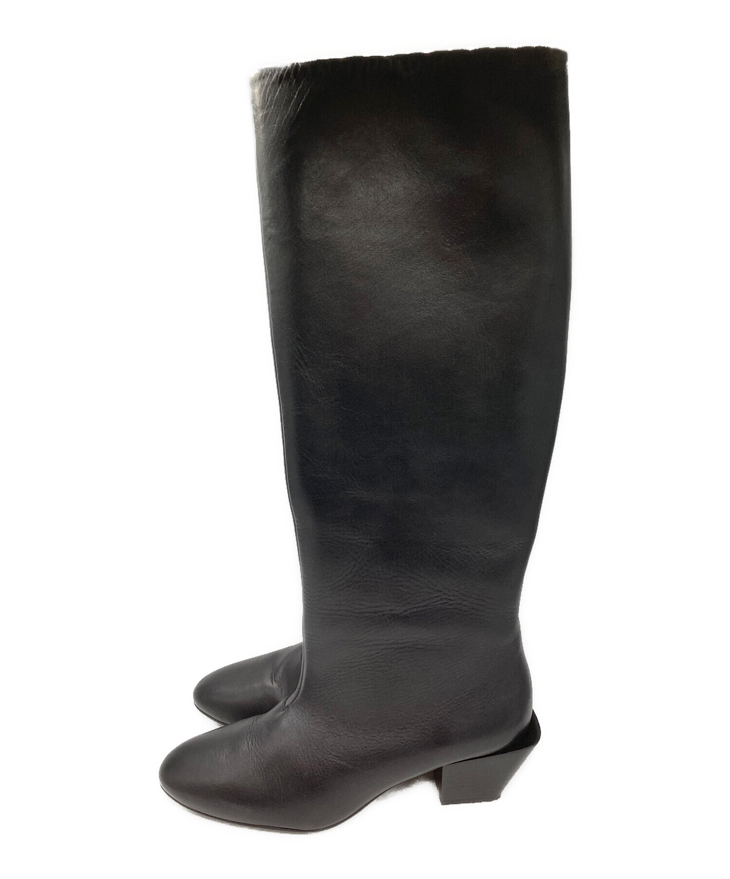 中古・古着通販】DIESEL (ディーゼル) ロングブーツ ブラック サイズ