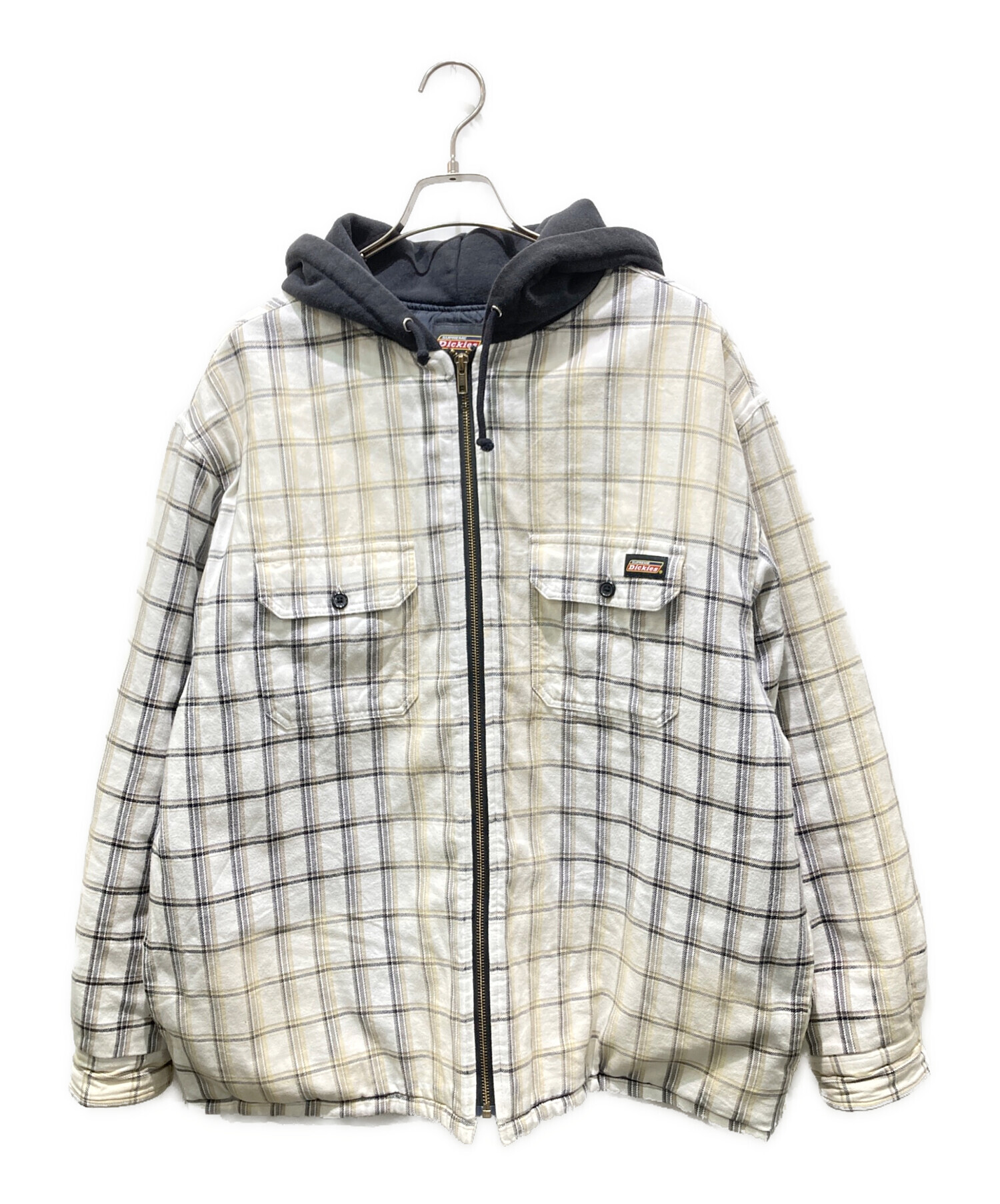 ジャケット・アウター Supreme / Dickies Plaid Hooded Zip Up Supreme Dickies Plaid Hooded Zip Up Shirt Heather Grey Men's