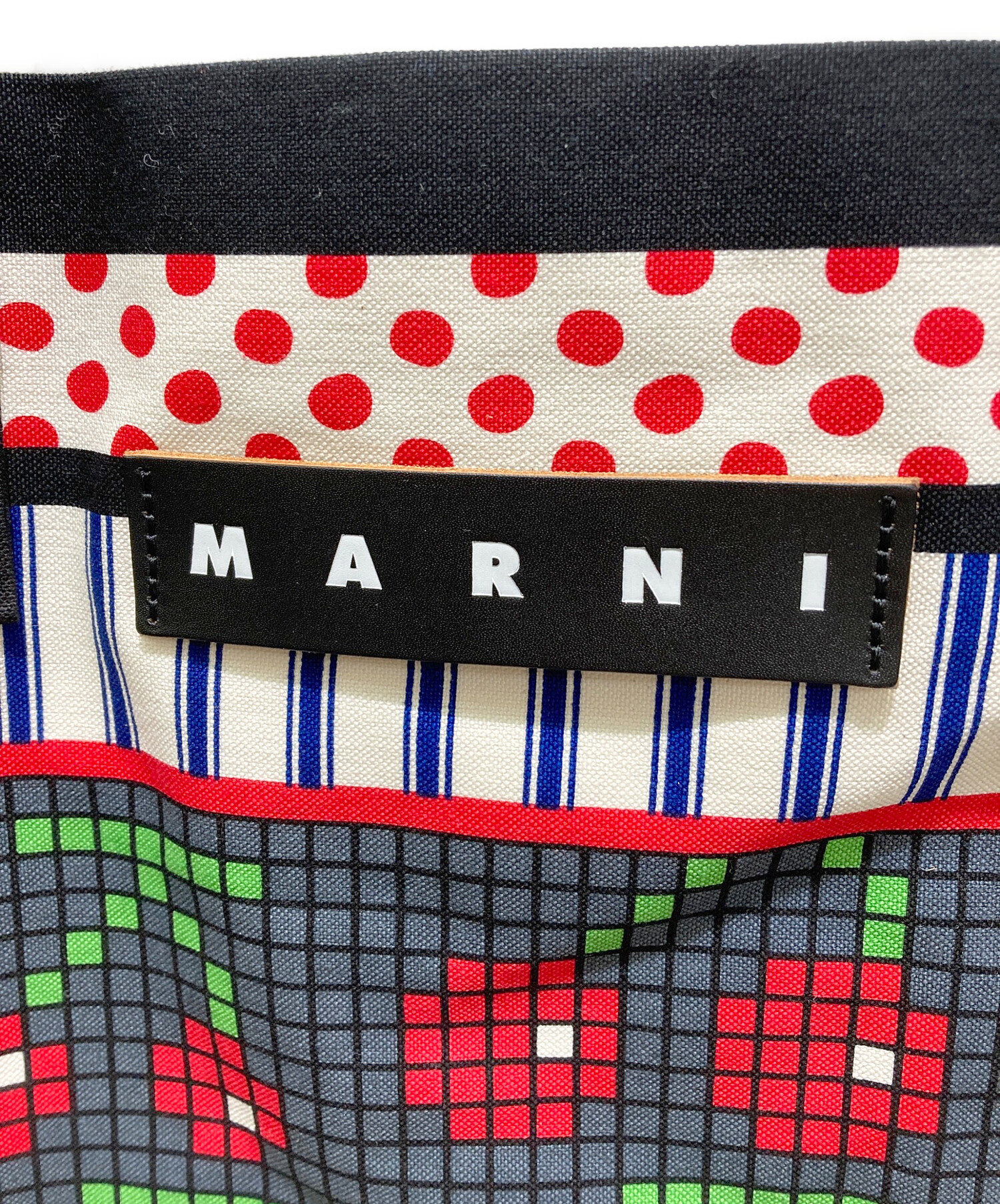 中古・古着通販】MARNI (マルニ) バンダナトートバック レッド
