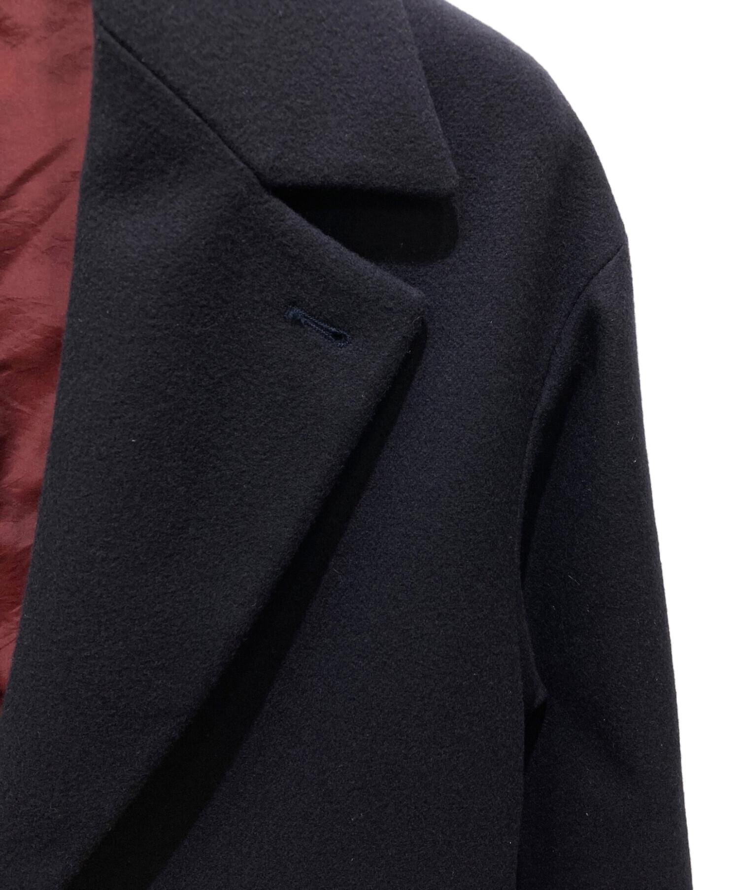 中古・古着通販】HEVO (イーヴォ) ベルテッドチェスターコート