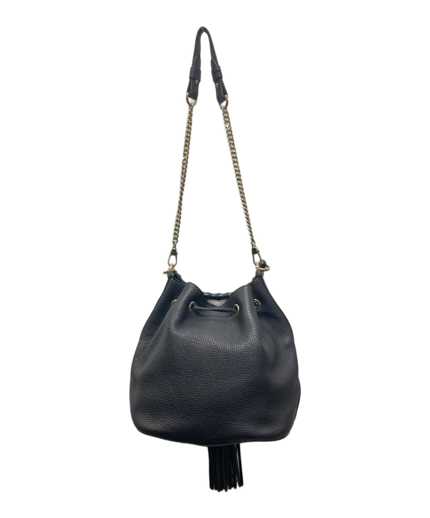 中古・古着通販】GUCCI (グッチ) 2WAYレザータッセルショルダーバッグ