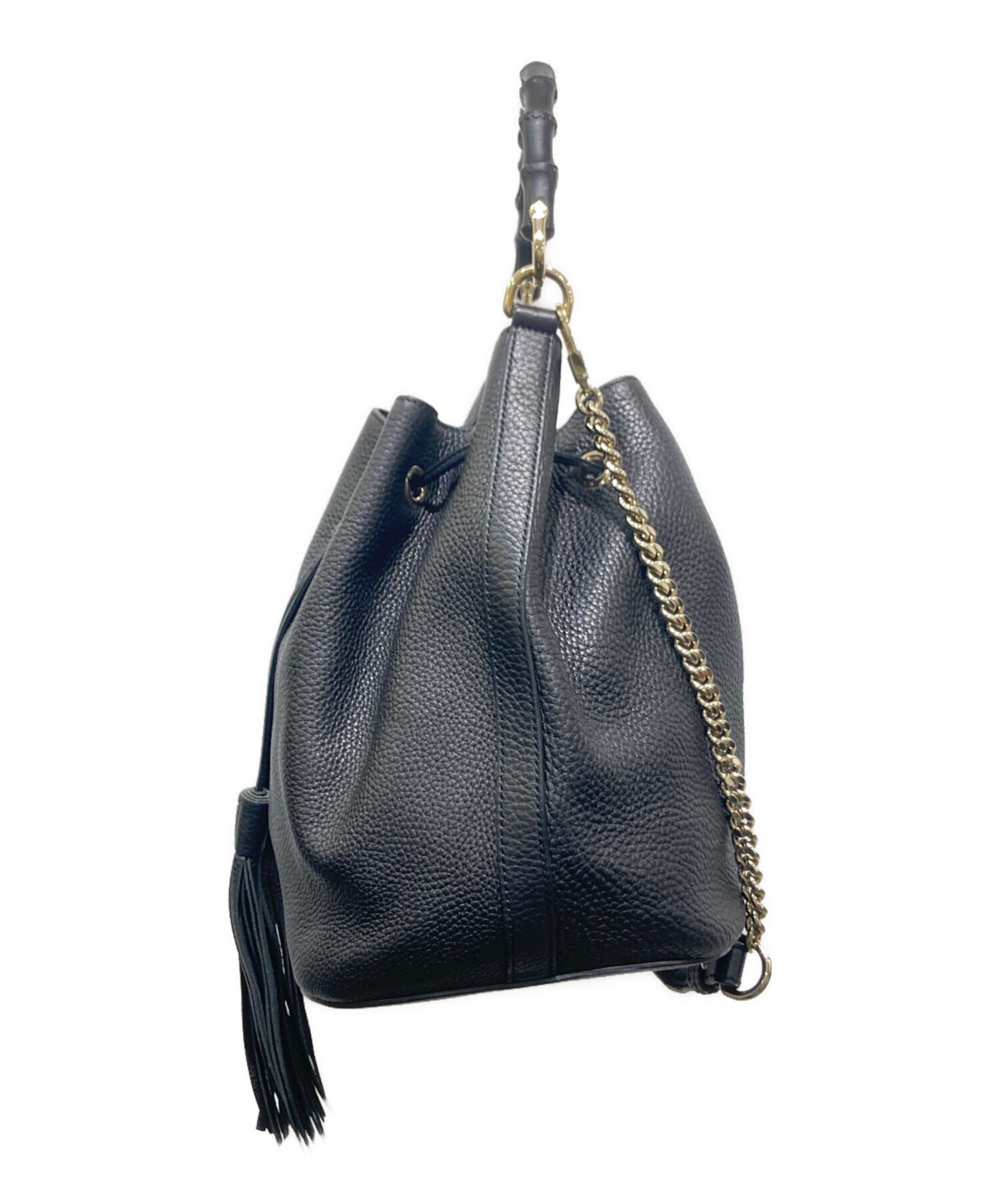 中古・古着通販】GUCCI (グッチ) 2WAYレザータッセルショルダーバッグ