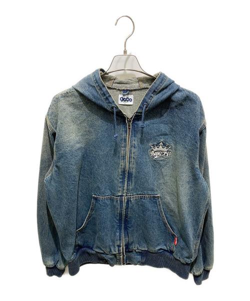 中古・古着通販】9090 (9090) King Logo Vintage Denim Hoodie