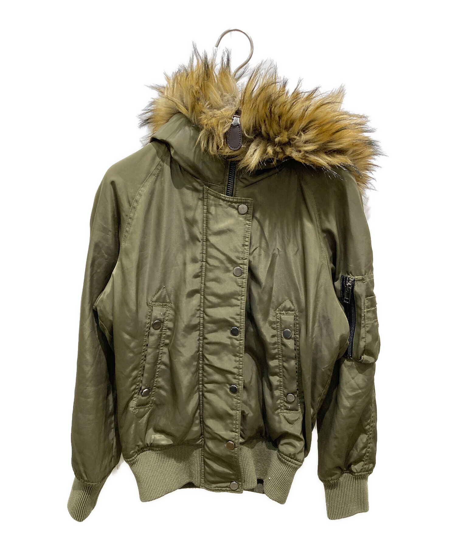 ジャケット・アウター DIESEL n2b 中古・古着通販】DIESEL (ディーゼル) N-2Bジャケット カーキ サイズ