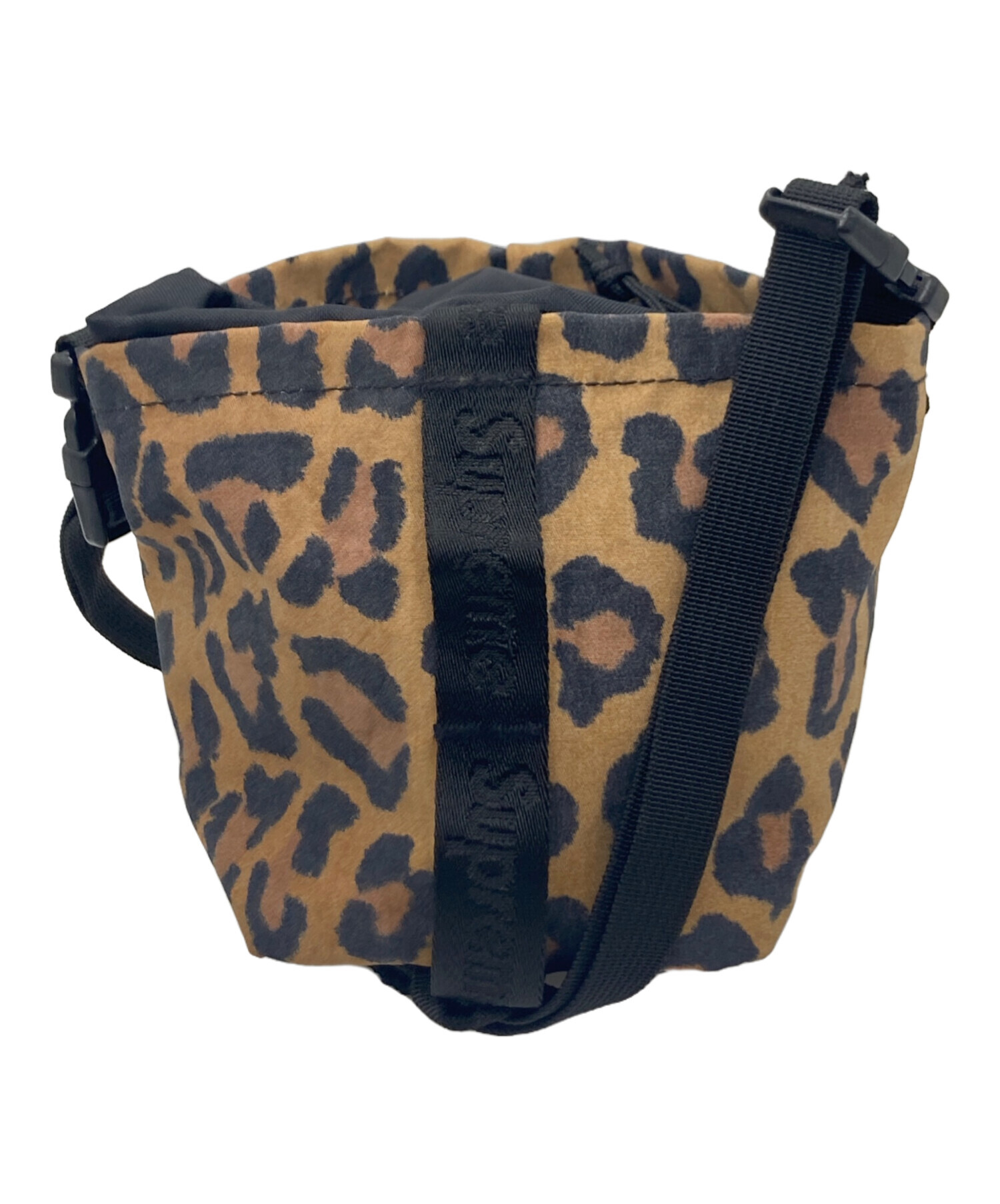 中古・古着通販】Supreme (シュプリーム) Leopard Neck Pouch ブラウン
