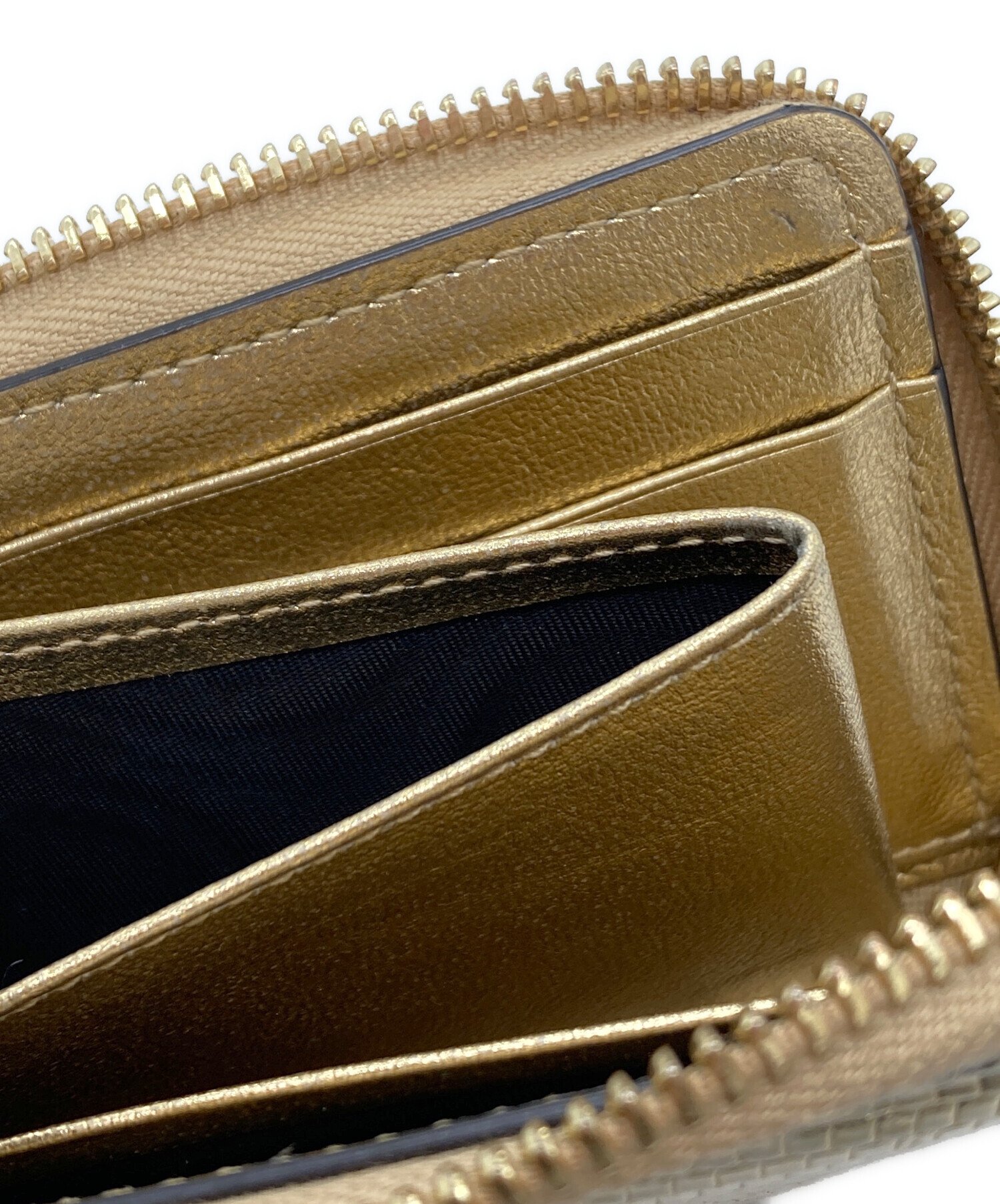 中古・古着通販】GUCCI (グッチ) リザードコンパクトウォレット